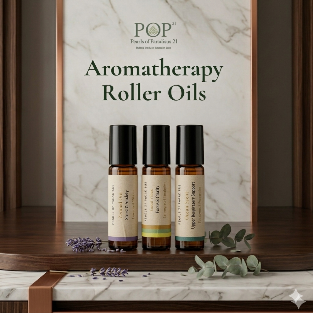Aromatherapy Roller Oils – Zenned Out, Heaven Scent & Good Vibes | Essential Oil Blends
