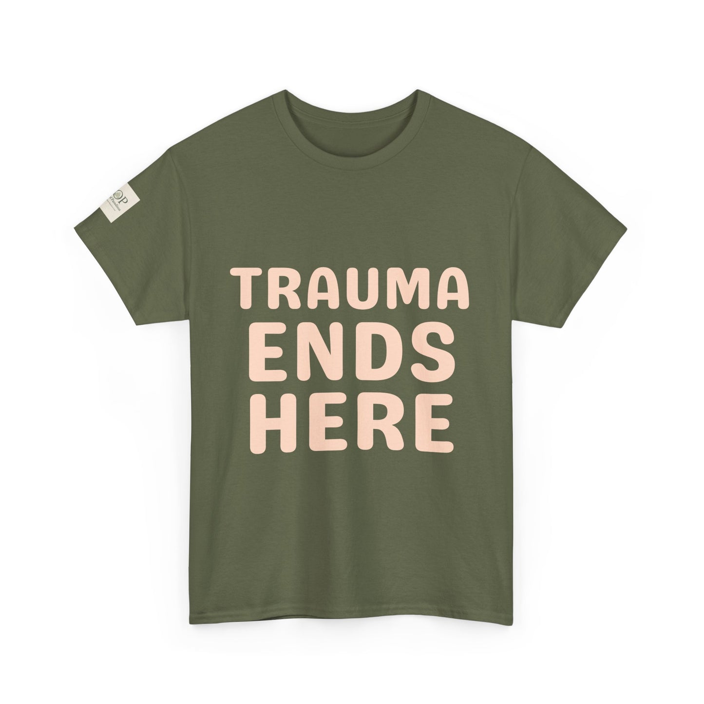 Trauma Ends Here Tee, Unisex Motivational T-Shirt, Comfort Tee for Healing, Mental Health Awareness Apparel, Self-Care Clothing