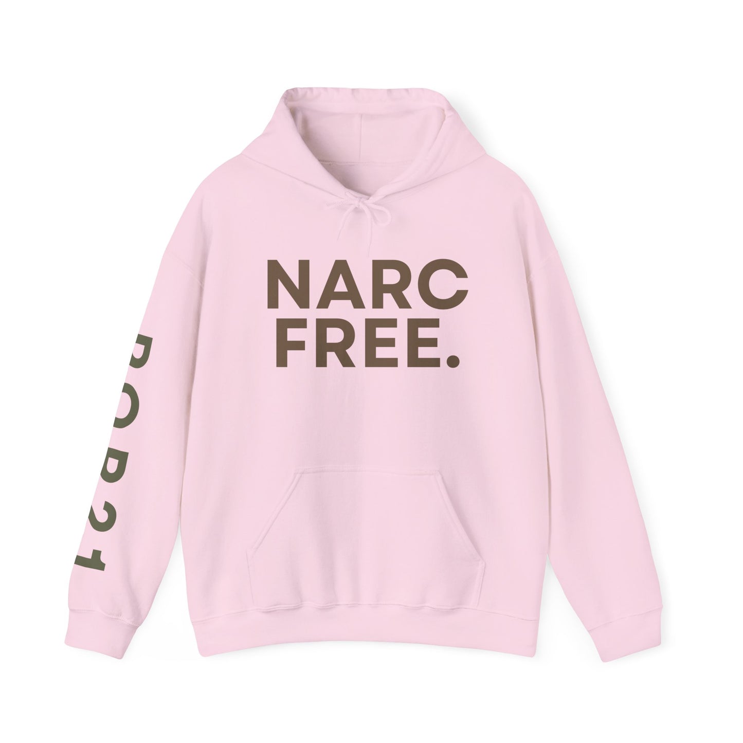 NARC FREE. Unisex Heavy Blend Hoodie, Casual Sweatshirt, Trendy Hoodie, Gift for Friends, Streetwear Fashion